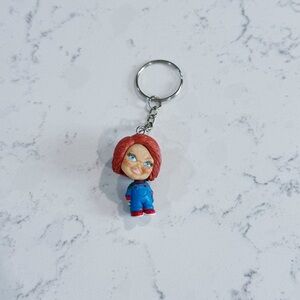 Horror Chucky Bobblehead Keychain 🖤